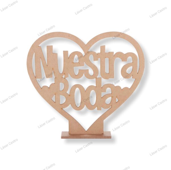 Letrero-Nuesta-Boda-corazon-mdf-corte-laser